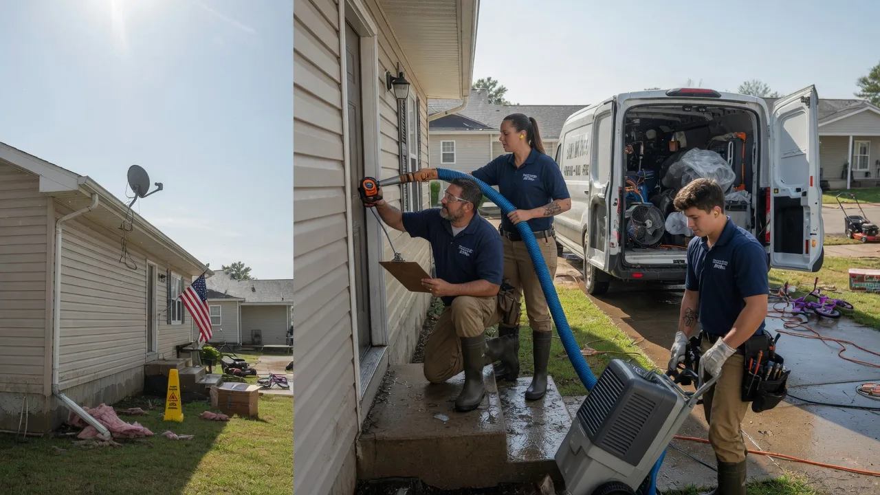 Ceiling Water Damage Restoration in Delight, AR near me